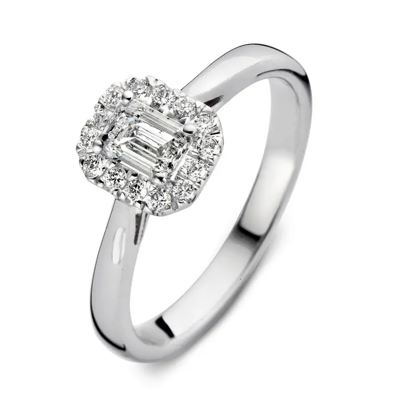 Ring Ivy 0,66 crt. witgoud