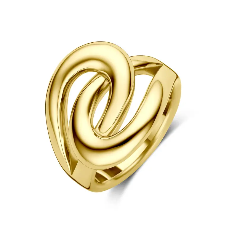 Ring knoop 14K geelgoud 17.5 mm