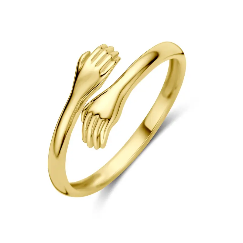 Ring knuffel 9K geelgoud