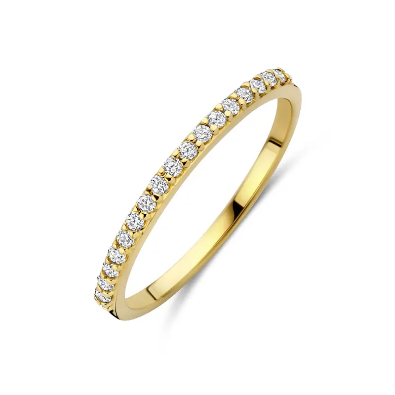 Ring lab grown diamant 0.17ct g vs 14K geelgoud 1,7 mm – 4035559