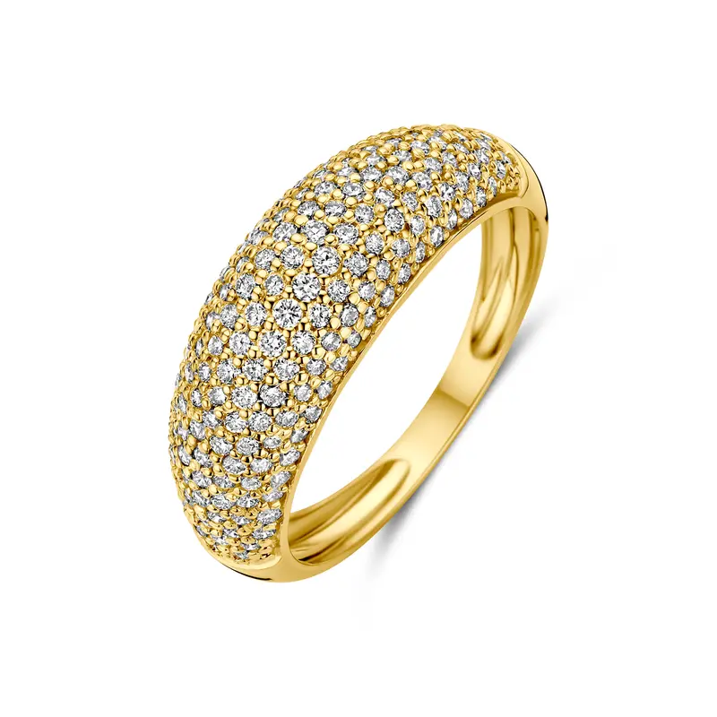 Ring lab grown diamant 14K geelgoud 1.05ct f vs – 4036023