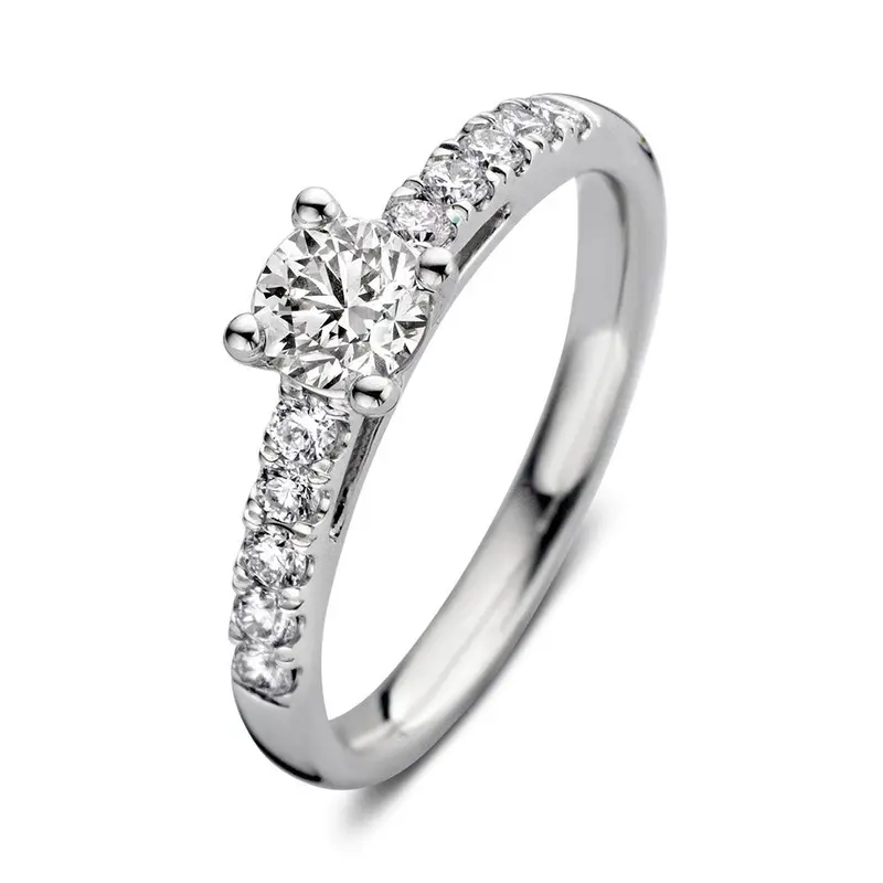 Ring Mary 0,80 crt. witgoud