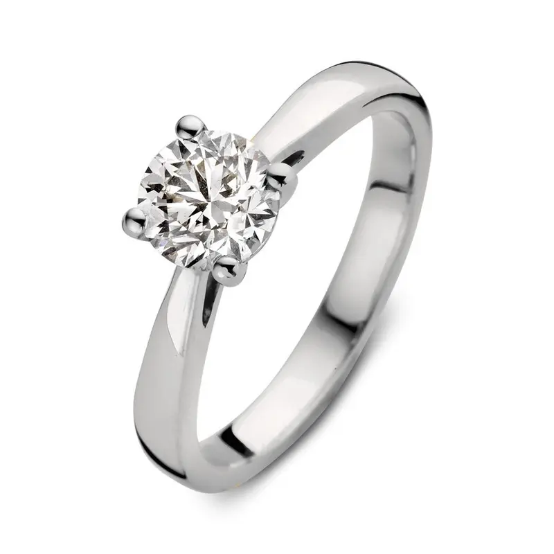 Ring Olivia 1,00 crt. witgoud