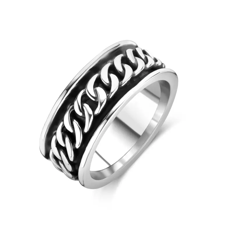 Ring oxi zilver geoxideerd 10 mm – 1101846