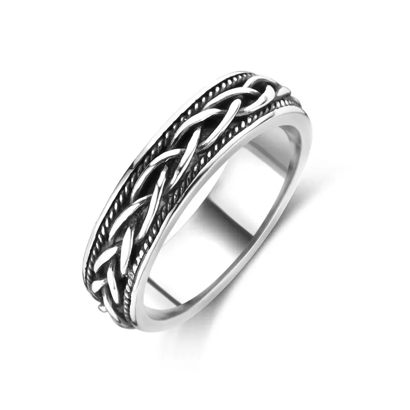 Ring oxi zilver geoxideerd 6,5 mm – 1101841