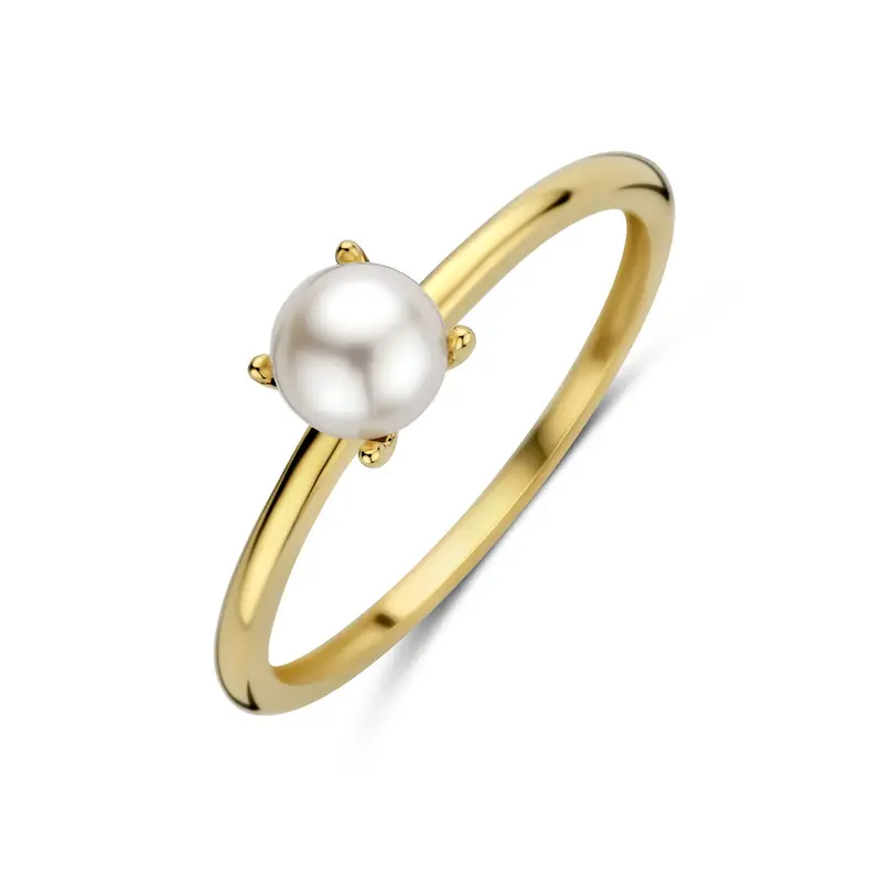 Ring parel 14K geelgoud 5 mm – 4035157