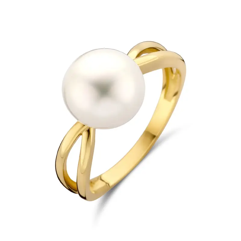 Ring parel 14K geelgoud 9 mm – 4024738