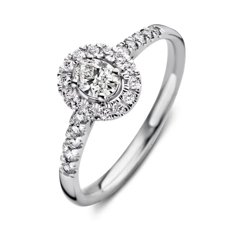 Ring Rosie 0,50 crt. witgoud