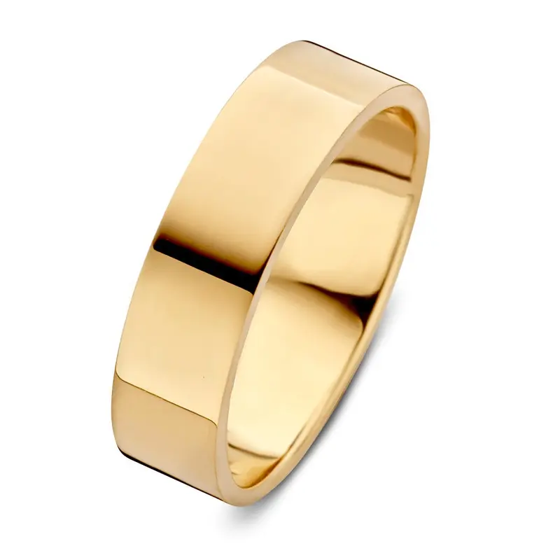 Ring Sam 6mm geelgoud
