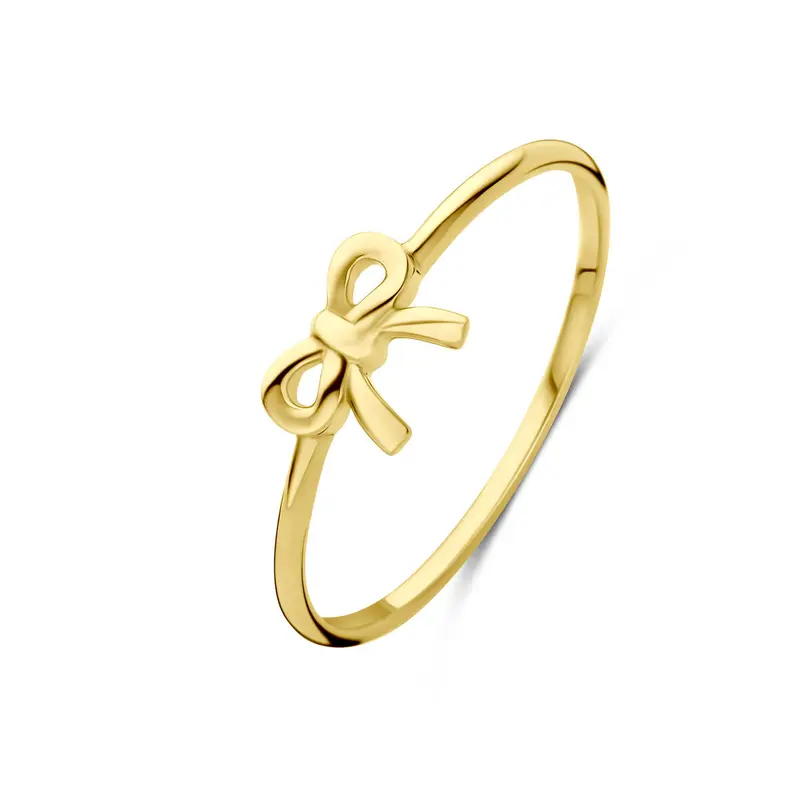 Ring strik 14K geelgoud