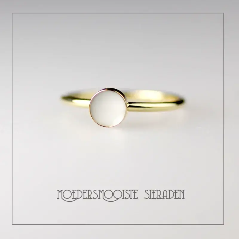 Ring Sublime Goud met bolle ring