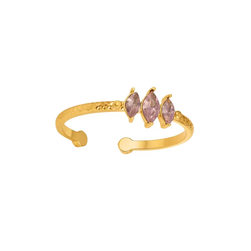 Ring trinity roze