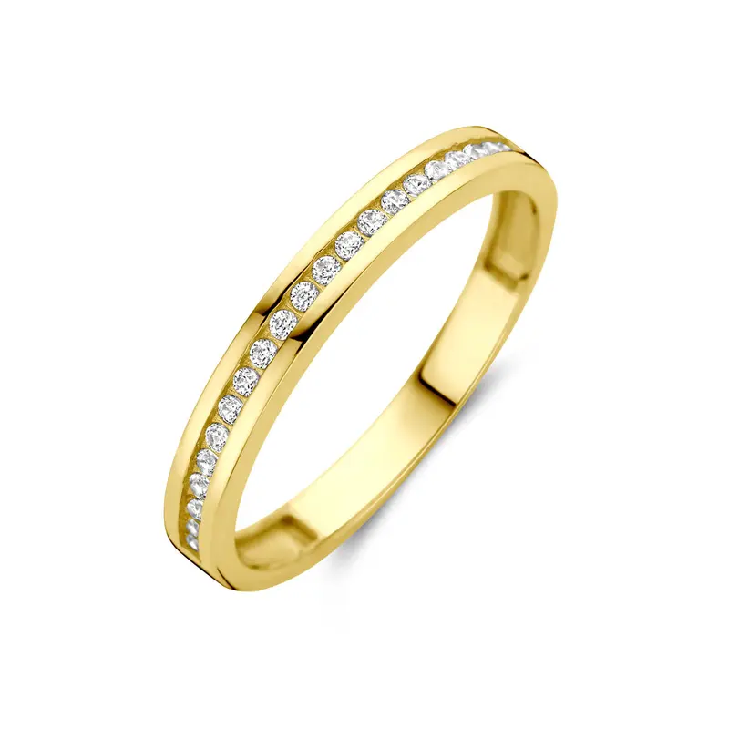 Ring zirkonia 14K geelgoud 2,5 mm – 4033451