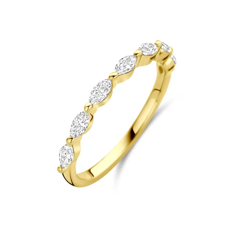 Ring zirkonia 14K geelgoud 2 mm – 4034279