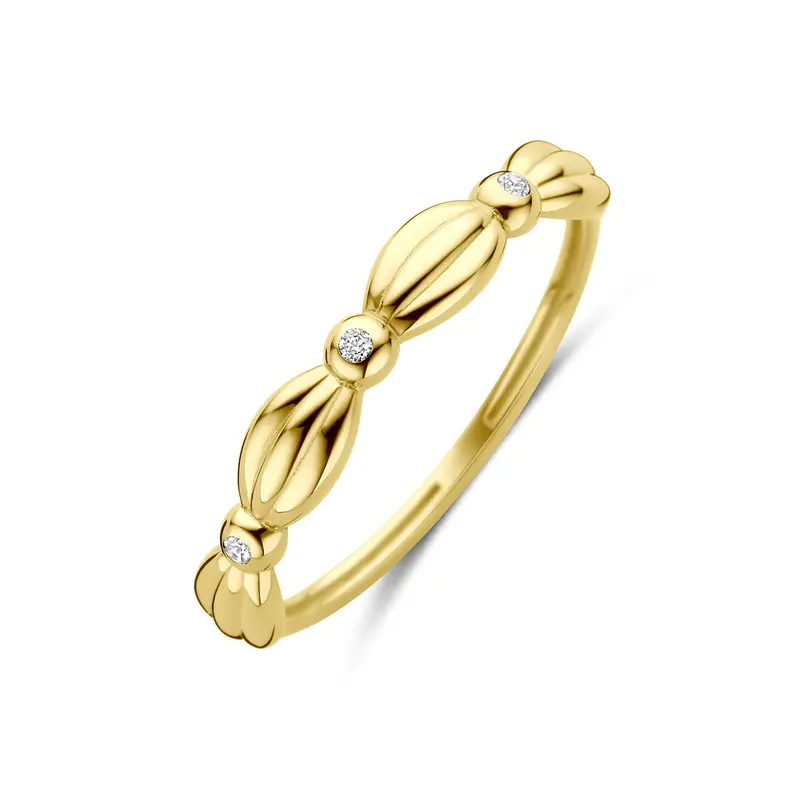 Ring zirkonia 14K geelgoud 3,5 mm – 4034986
