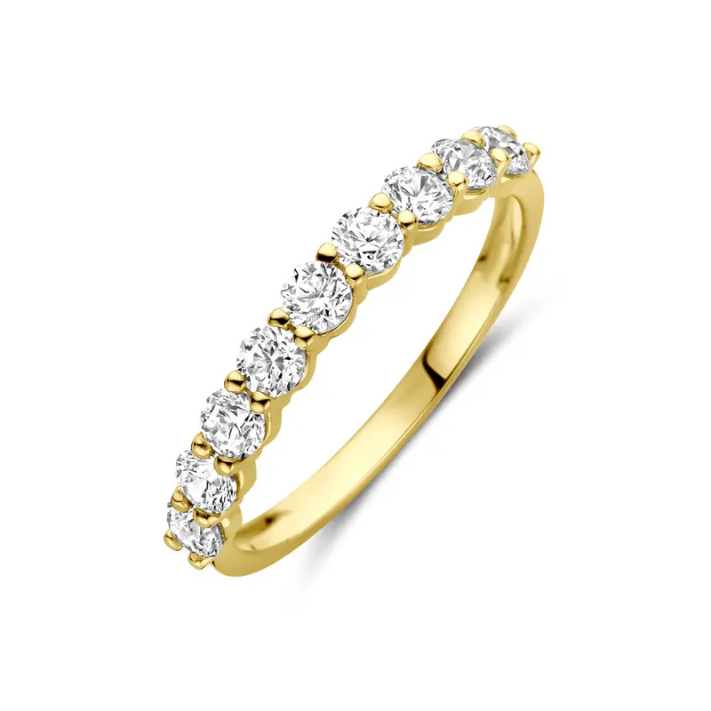 Ring zirkonia 14K geelgoud 3 mm – 4035043