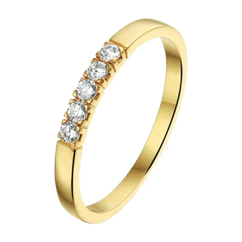 Ring zirkonia 14K geelgoud – 4015388