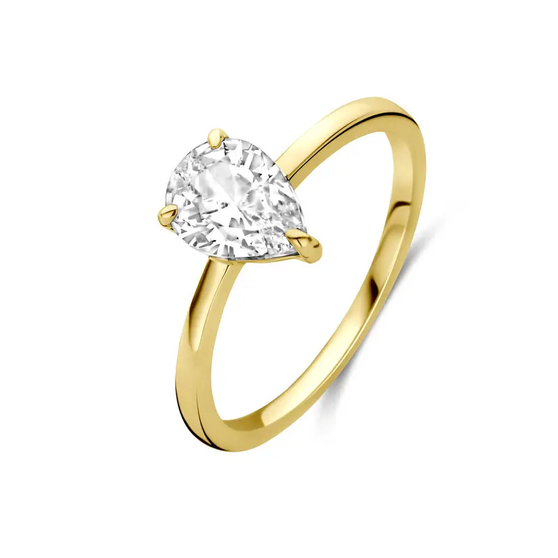Ring zirkonia 14K geelgoud – 4034069