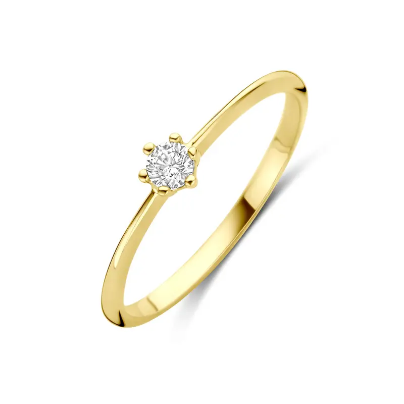 Ring zirkonia 14K geelgoud – 4035051