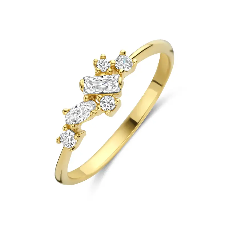 Ring zirkonia 14K geelgoud 5,5 mm – 4035059