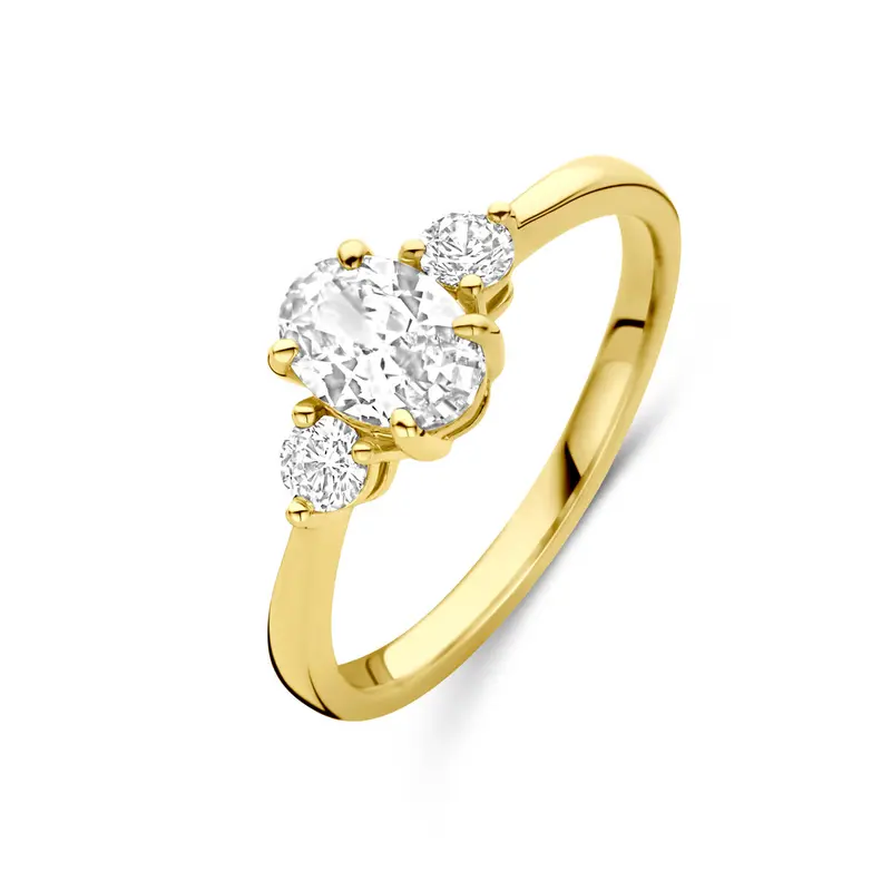 Ring zirkonia 14K geelgoud 7 mm – 4034029