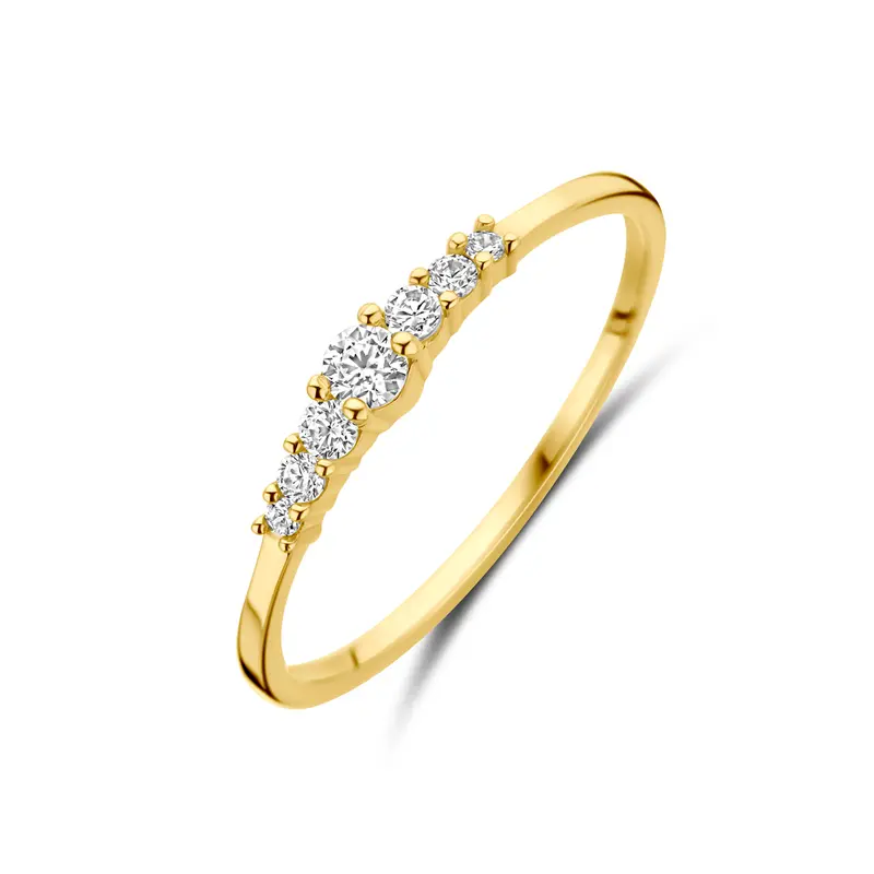 Ring zirkonia 9K geelgoud – 8001367