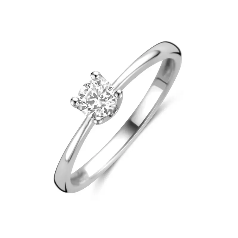 Ring zirkonia gerhodineerd zilver – 1341496