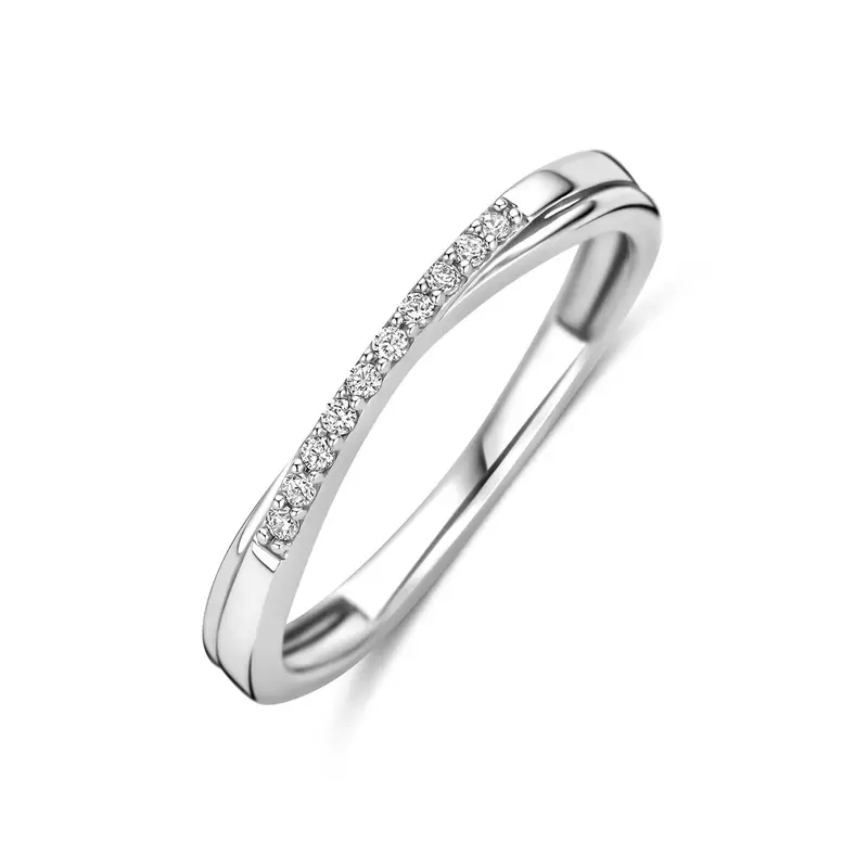 Ring zirkonia gerhodineerd zilver 2,5 mm – 1341238
