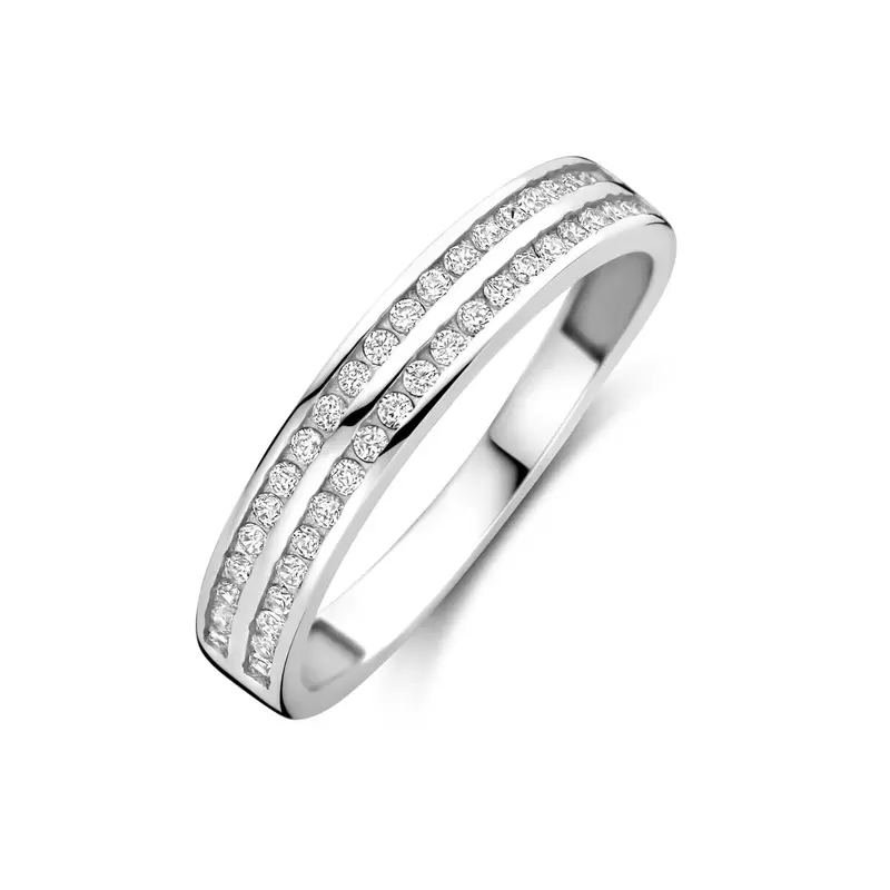 Ring zirkonia gerhodineerd zilver 3,5 mm – 1340777