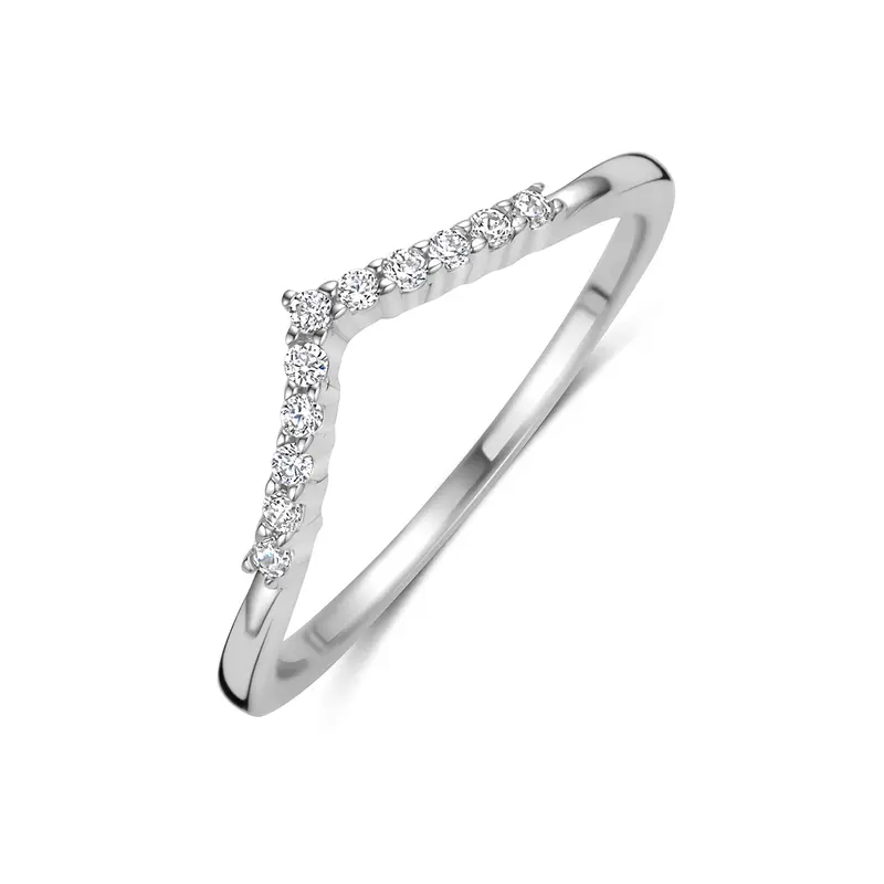 Ring zirkonia zilver gerhodineerd – 1343747