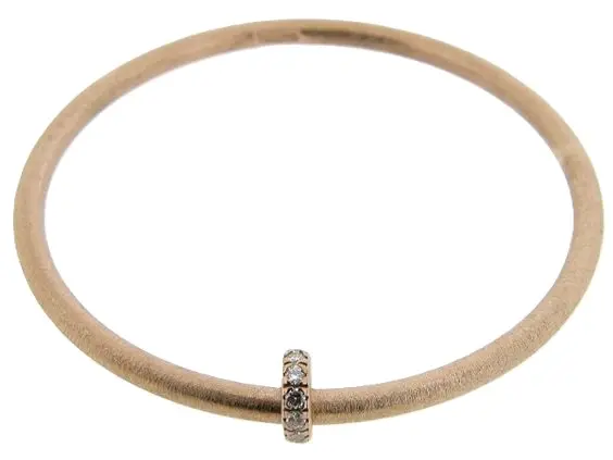 Rinkel armband met Swarovski rondel