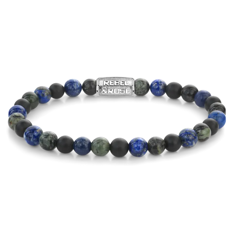 River Deep - 6mm - Heren Kralen Armband