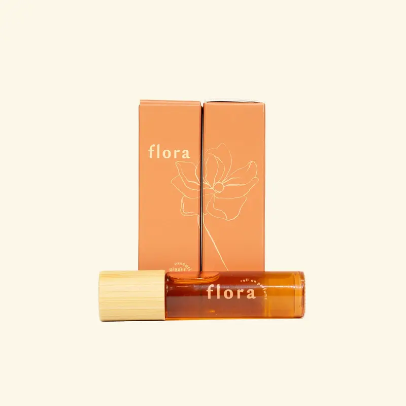 Roll-On Perfume - 100% Essential Oil & Jojoba Oil - Flora