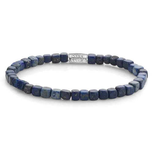 Roll The Dice - Lapis Lazuli - 4mm - Heren Kralen Armband