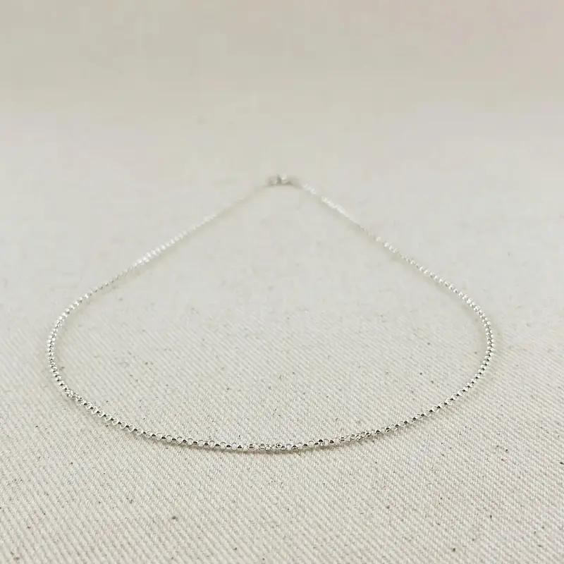 Rolo Chain Necklace Silver