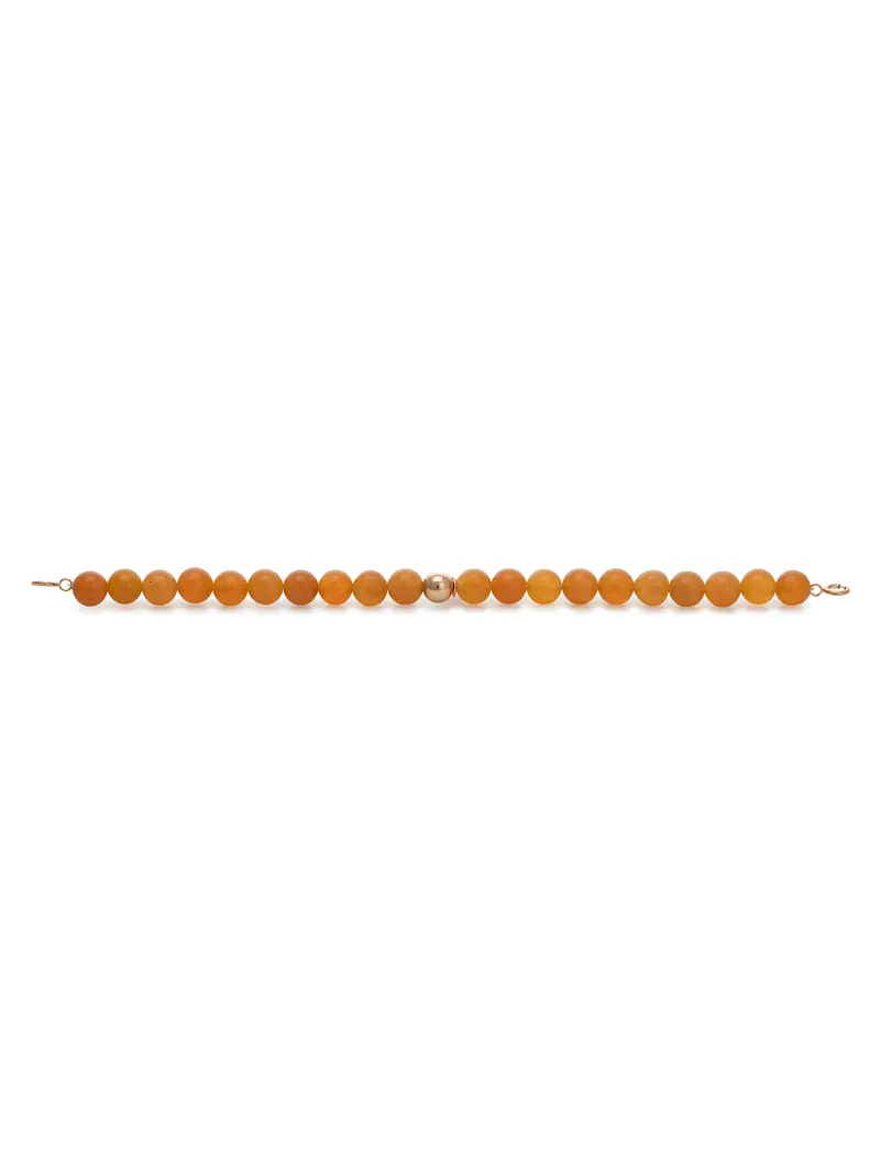 Rose gold Clasp - Bracelet 6mm Red Aventurine