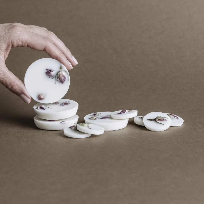 Rose Scented Soy Wax Rounds