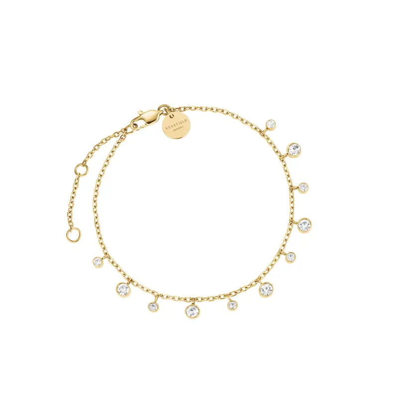 Rosefield Armband Dangling Crystal JBDCG-J1022 Goudkleurig