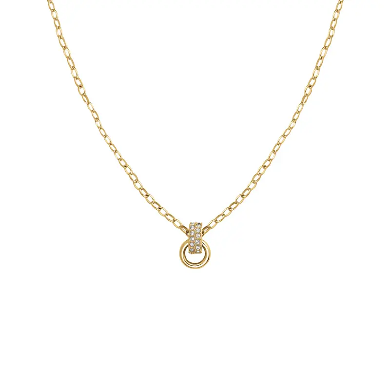 Rosefield Ketting Bow Link JNBSG-J898 Goudkleurig