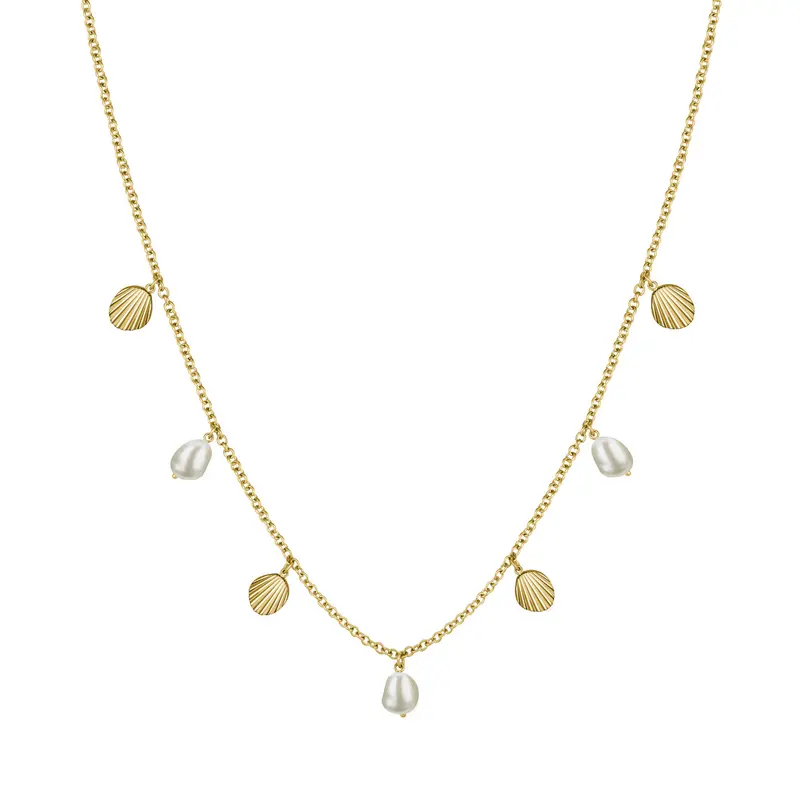 Rosefield Ketting Mary Pearl JMSPNG-J161 Goudkleurig