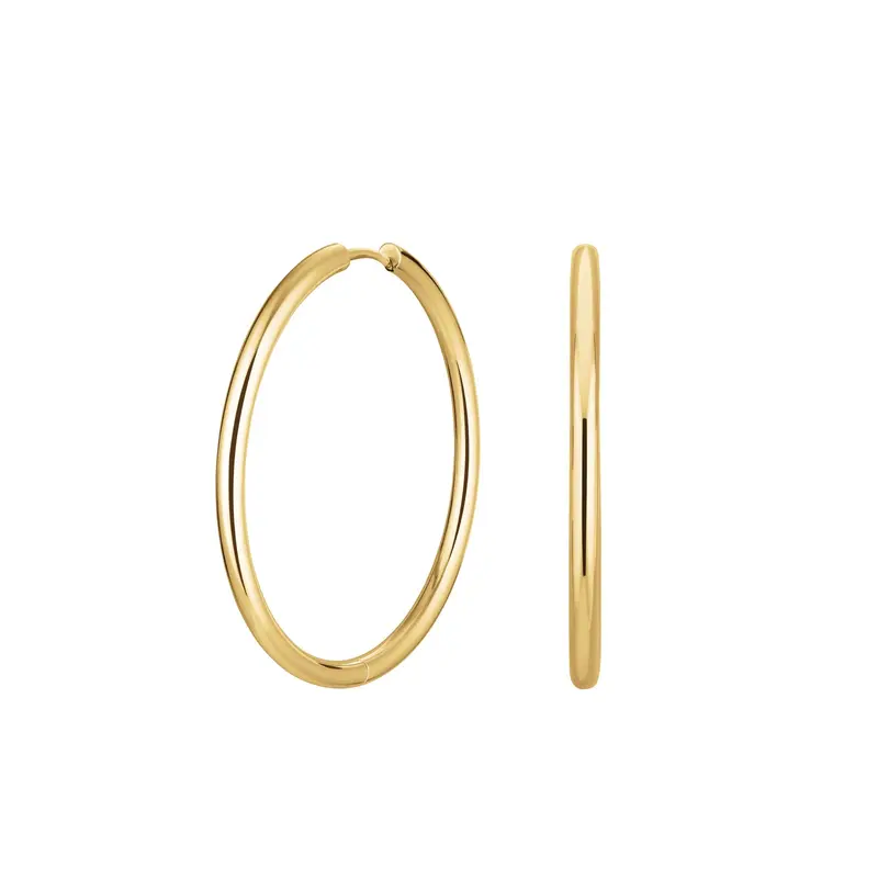 Rosefield Oorbellen Fine Big Hoops JEFBG-J977 Goudkleurig
