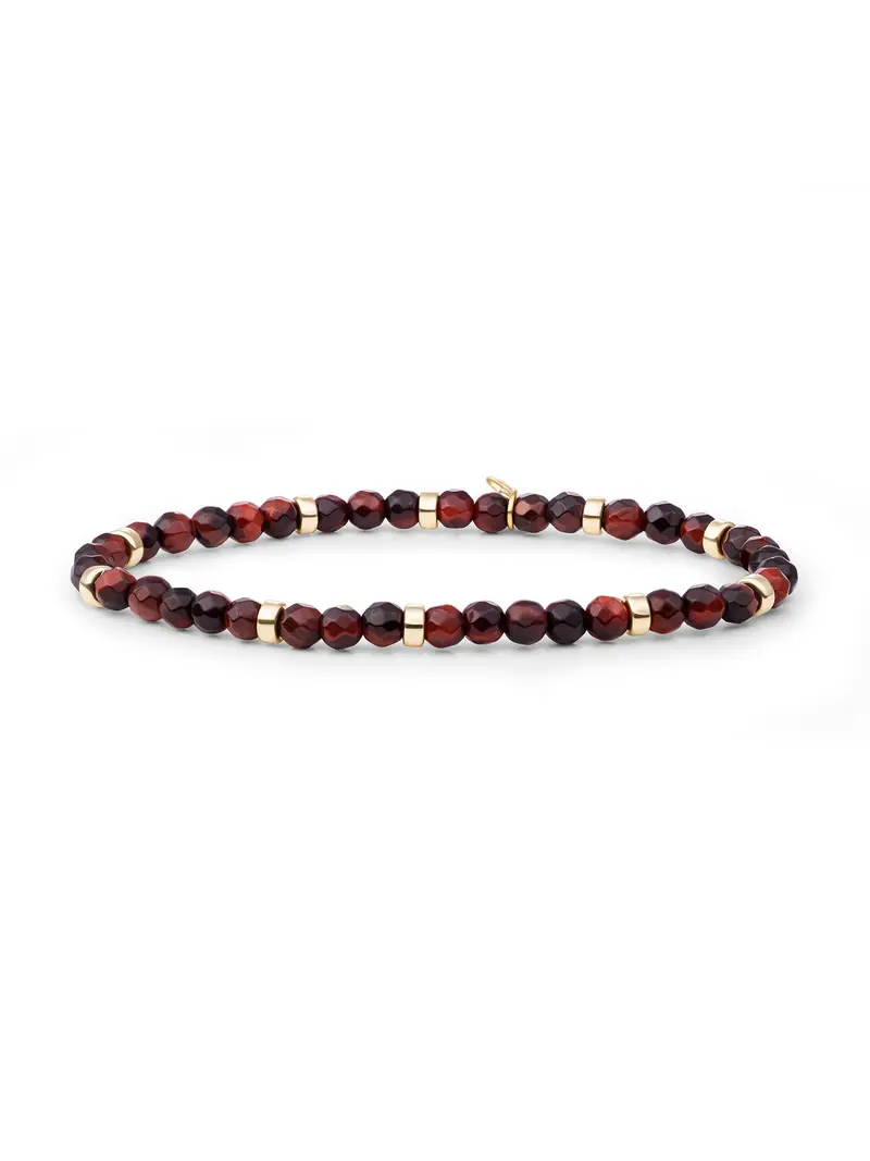 Roundel Interstellar Armband Red Tiger Eye