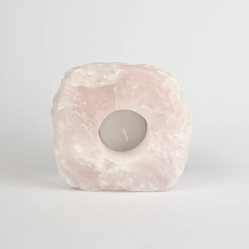 Rozenkwarts Theelichthouder