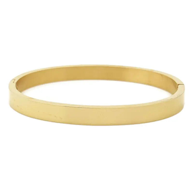 RVS armband - Bangle goud small