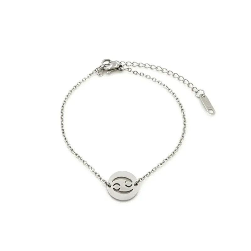 RVS Armband - Sterrenbeeld kreeft zilver