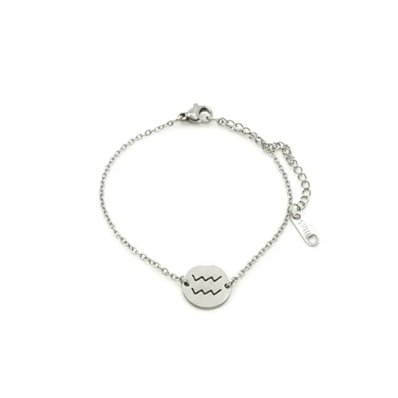 RVS Armband - Sterrenbeeld waterman zilver