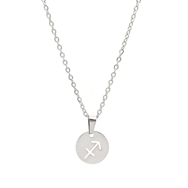 RVS Ketting - Sterrenbeeld boogschutter zilver