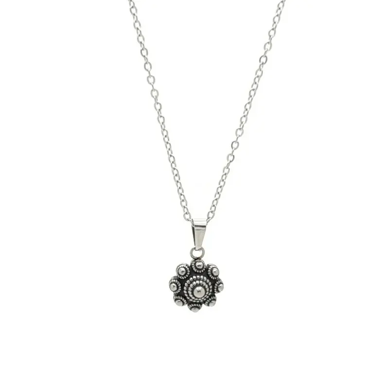 RVS Zeeuwse knop ketting - Kleine knop