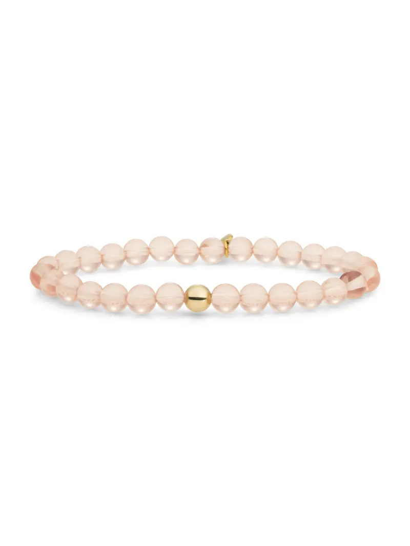 Saturn Armband Large Champagne Quartz