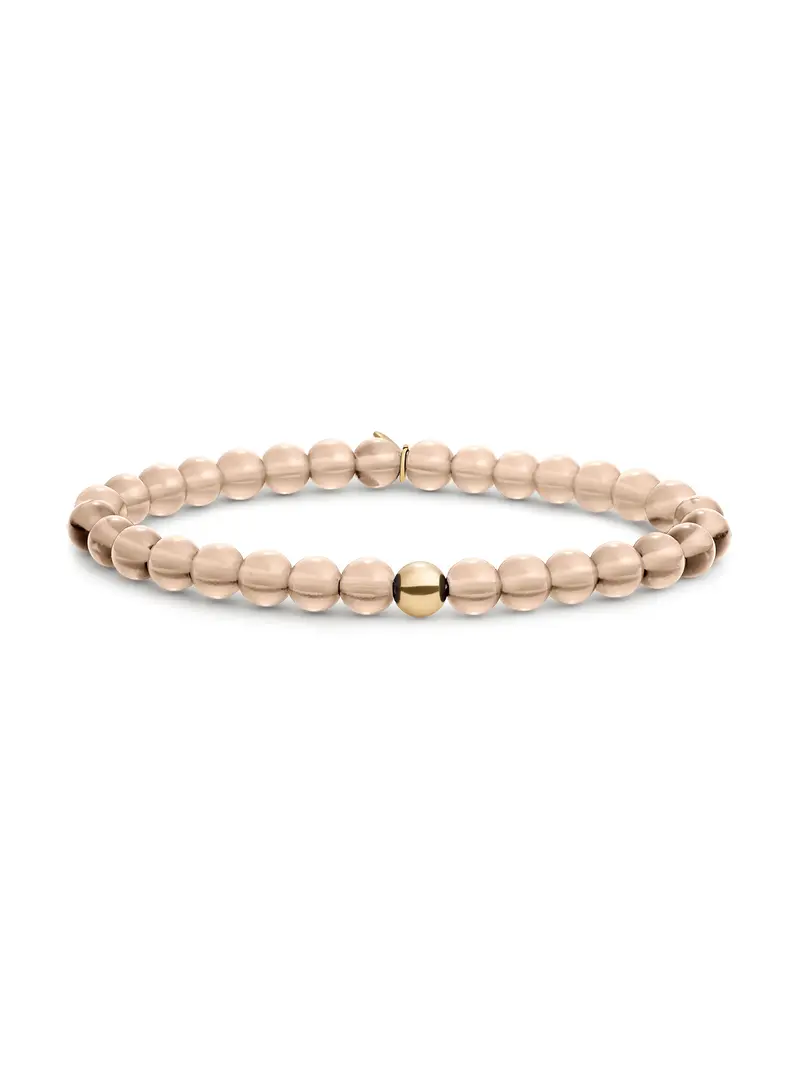 Saturn Armband Large Light Citrine Quartz